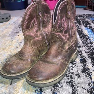 Women’s Justin boots Size:9